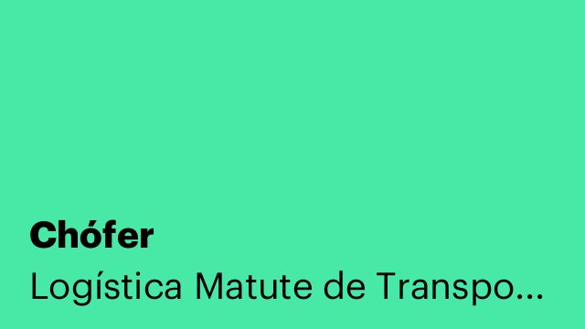 Chófer