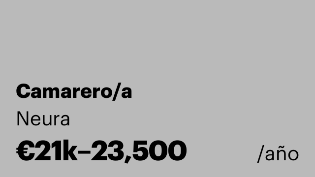 Camarero/a