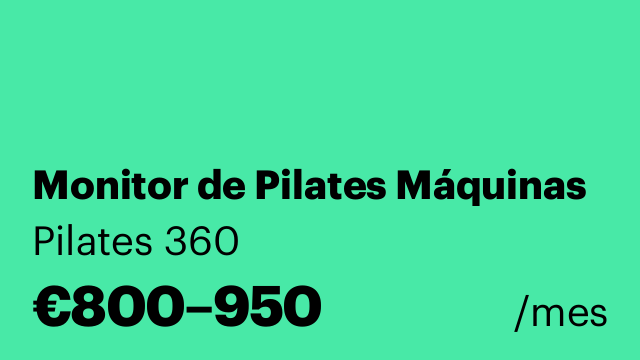 Monitor de Pilates Máquinas
