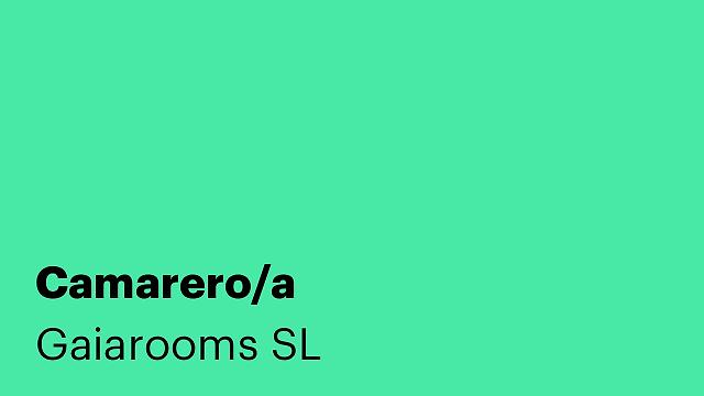 Camarero/a