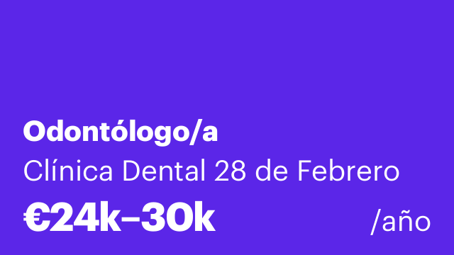 Odontólogo/a