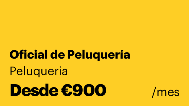 Oficial de Peluquería