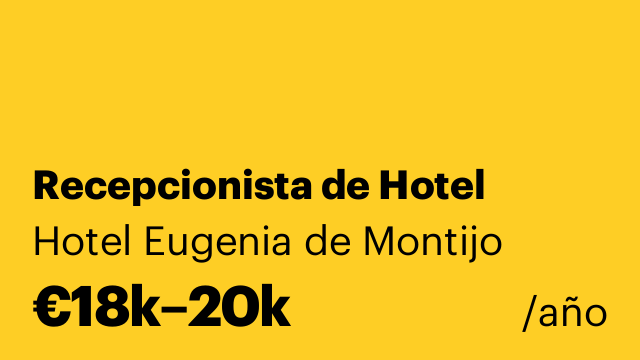 Recepcionista de Hotel