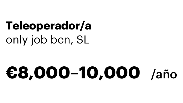 Teleoperador/a