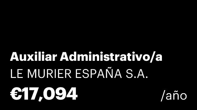Auxiliar Administrativo/a
