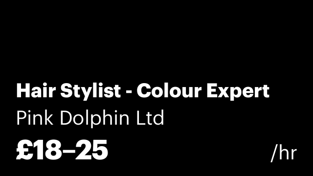 Hair Stylist - Colour Expert