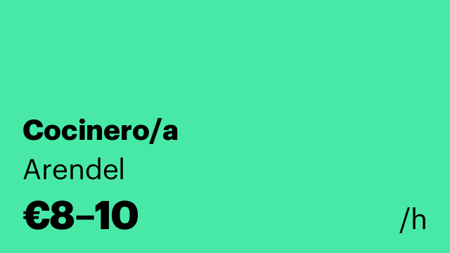 Cocinero/a