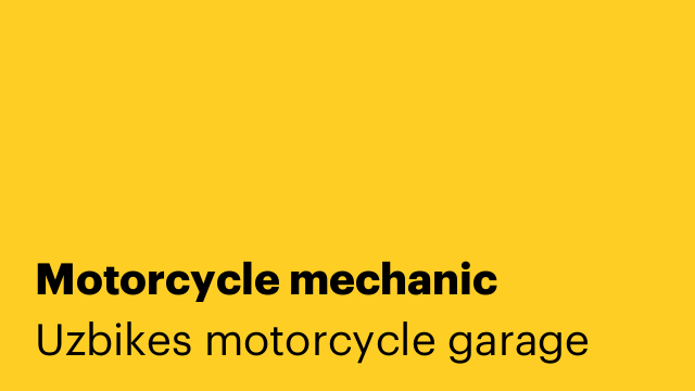 Motorcycle mechanic