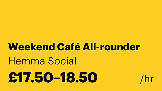 Weekend Café All-rounder