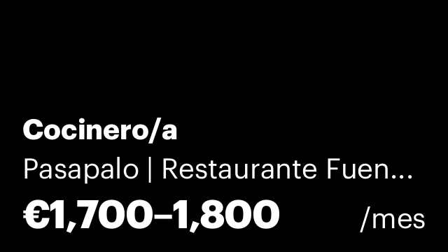 Cocinero/a