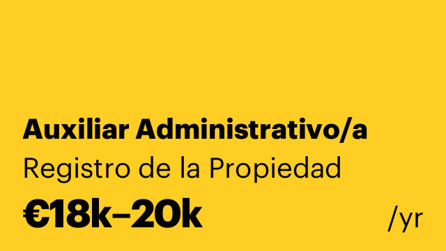 Auxiliar Administrativo/a