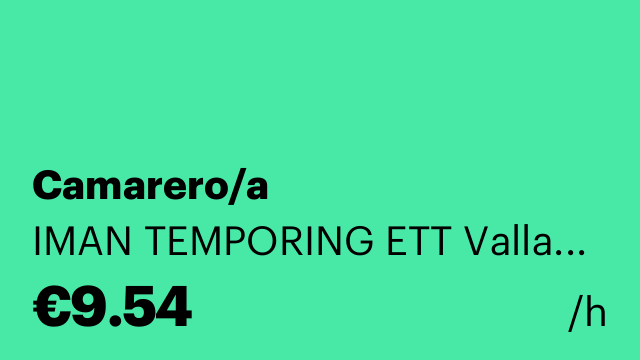 Camarero/a