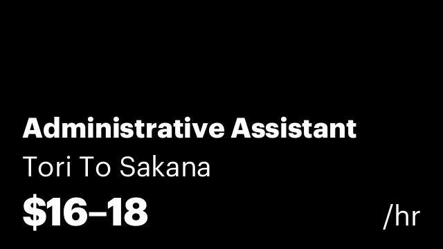 Administrative Assistant