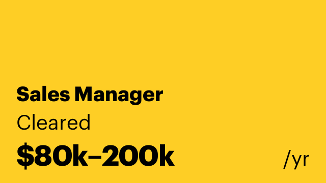 Sales Manager