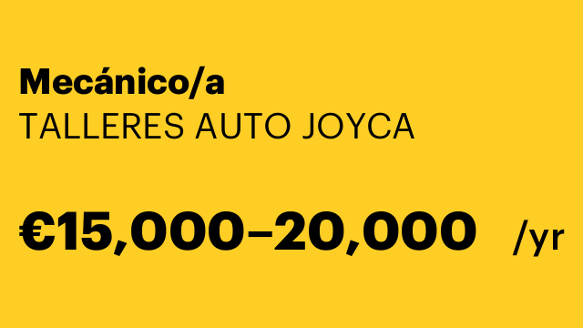 Mecánico/a