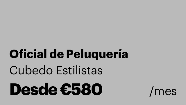 Oficial de Peluquería