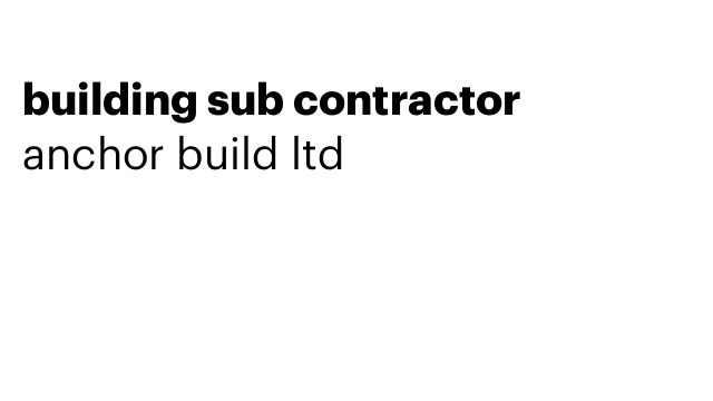 building sub contractor