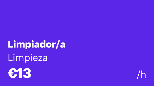 Limpiador/a