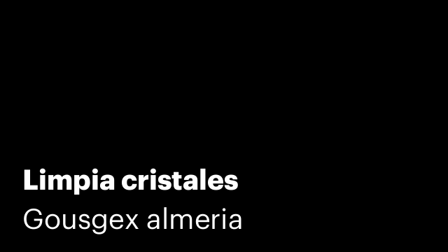 Limpia cristales