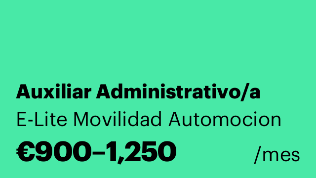 Auxiliar Administrativo/a
