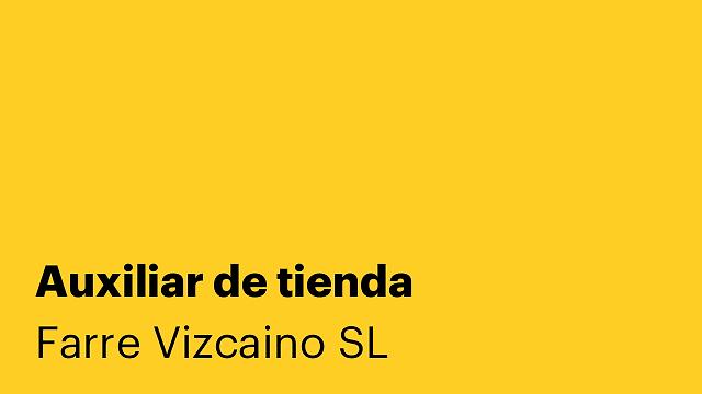Auxiliar de tienda