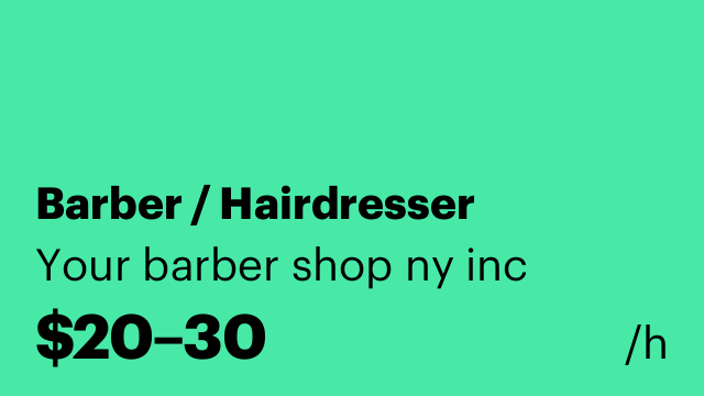 Barber / Hairdresser
