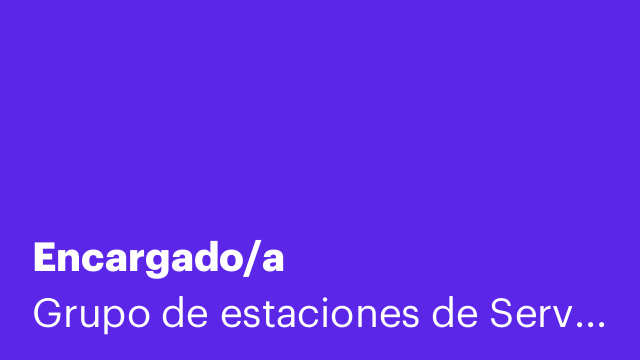 Encargado/a