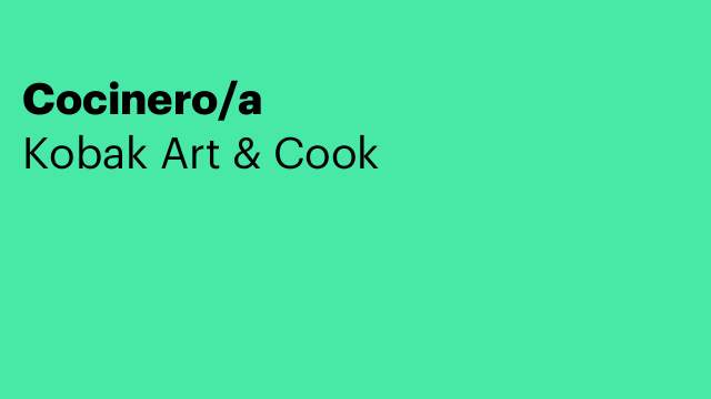 Cocinero/a