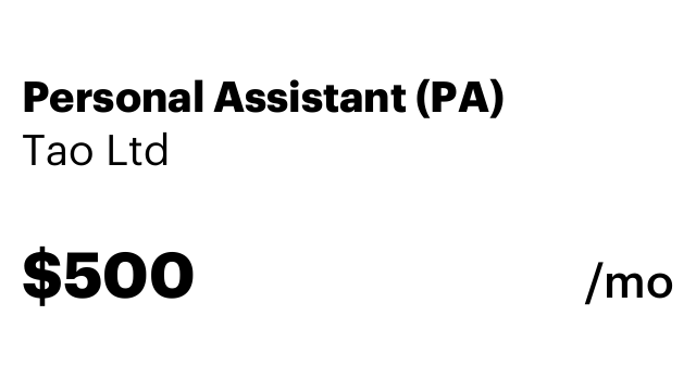 Personal Assistant (PA)