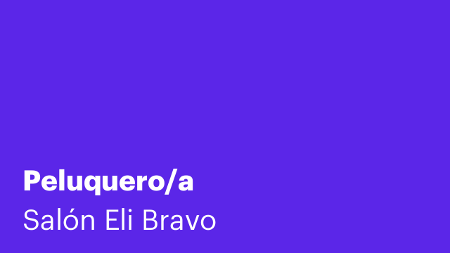 Peluquero/a