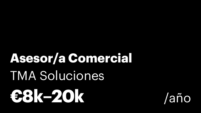 Asesor/a Comercial