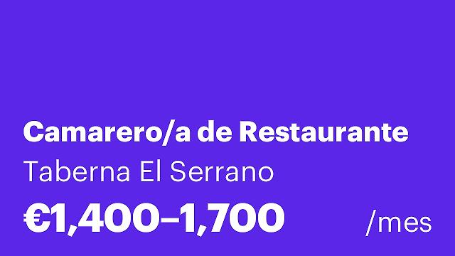 Camarero/a de Restaurante