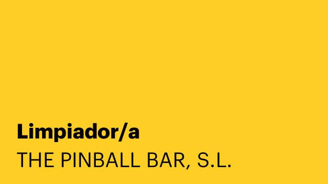 Limpiador/a