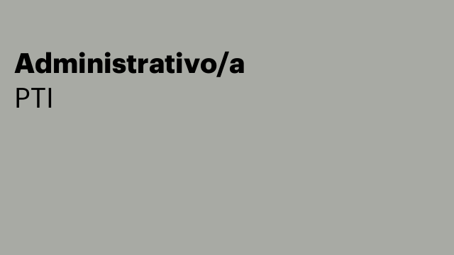 Administrativo/a