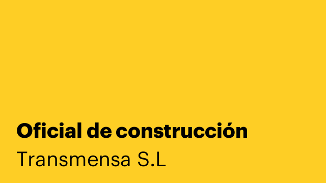 Oficial de construcción