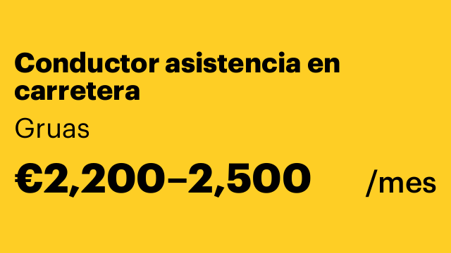 Conductor asistencia en carretera