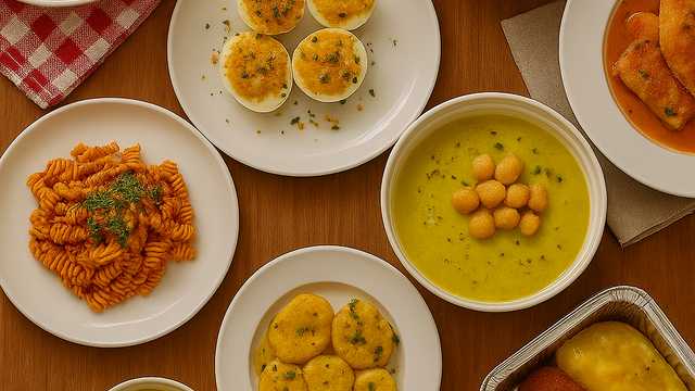 Llevar comida domicilio.