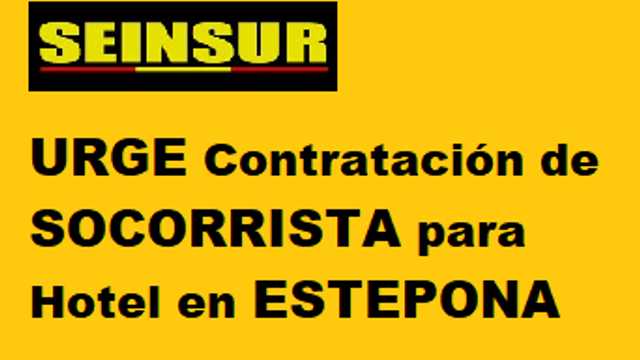 SOCORRISTA HOTEL ESTEPONA