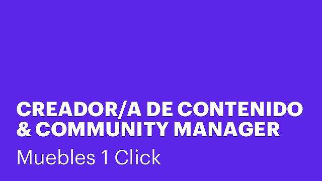 CREADOR/A DE CONTENIDO & COMMUNITY MANAGER