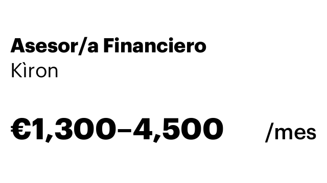 Asesor/a Financiero