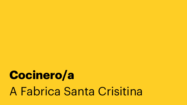 Cocinero/a