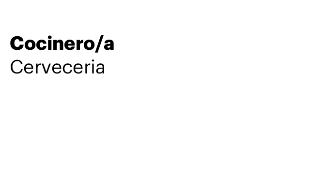 Cocinero/a