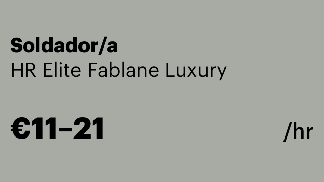 Soldador/a