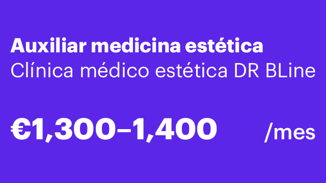 Auxiliar medicina estética