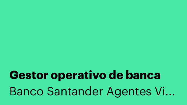 Gestor operativo de banca