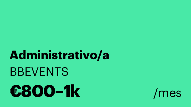 Administrativo/a