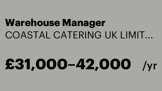 Warehouse Manager