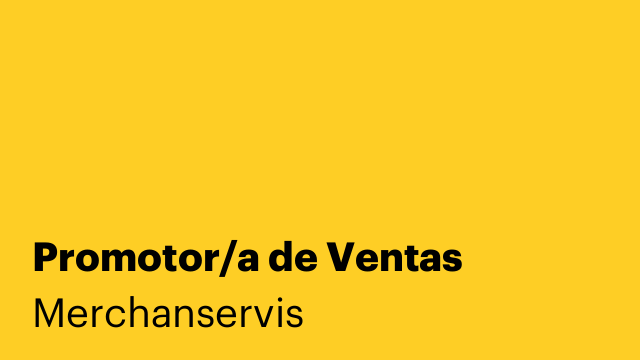 Promotor/a de Ventas