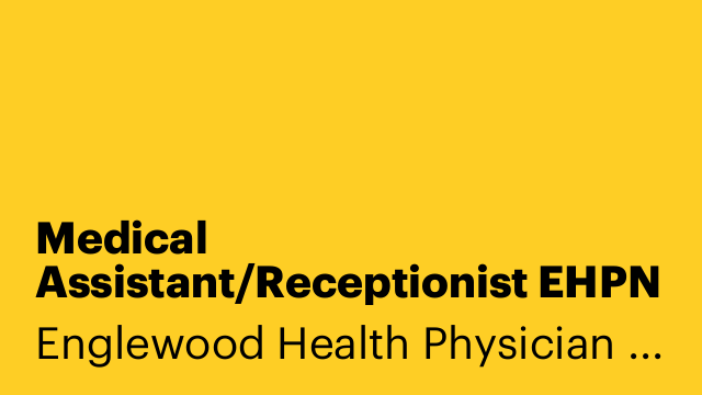 Medical Assistant/Receptionist EHPN Dr Alessio Nutley