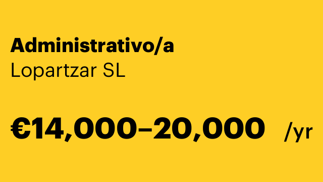 Administrativo/a